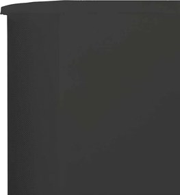 vidaXL Προστατευτικό Αέρα με 9 Πάνελ Ανθρακί 1200 x 160 εκ. Υφασμάτινο