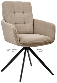 Πολυθρόνα Soren Μόκα 58 x 64 x 89