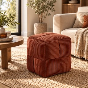 Σκαμπό Scott Home Deco Factory - 36x38cm - Red