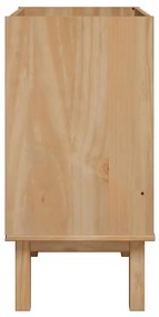 vidaXL Ντουλάπι Μπάνιου OTTA 59x40x80 εκ. Μασίφ Ξύλο Πεύκου