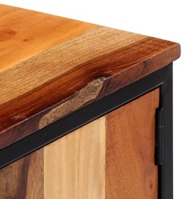 vidaXL Έπιπλο Τηλεόρασης 120x30x40 εκ Μασίφ Ανακυκλωμένο Ξύλο + Ατσάλι