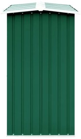 Υπόστεγο Αποθήκευσης Ξύλων Κήπου Πράσινο 330x92x153 εκ. Ατσάλι