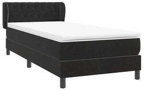 ΚΡΕΒΑΤΙ BOXSPRING ΜΕ ΣΤΡΩΜΑ ΜΑΥΡΟ 90X210 ΕΚ. ΒΕΛΟΥΔΙΝΟ 3317765