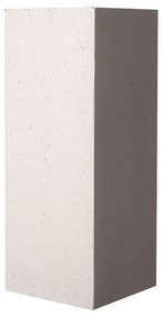 Κασπώ Πήλινο Δαπέδου Rocky M B-8050-8 27x27x60cm Light Grey Supergreens Πηλός