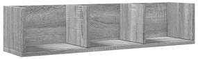 vidaXL Ντουλάπια Τοίχου 2 τεμ. Γκρι Sonoma 75x18x16,5 εκ. Επεξ. Ξύλο