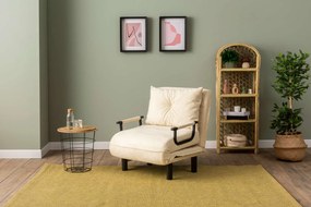 Πολυθρόνα-Κρεβάτι Κρέμα SENTO SINGLE 75x50x75