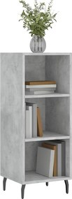 vidaXL Ντουλάπι Γκρι Σκυροδέματος 34,5x32,5x90 εκ. Επεξεργασμένο Ξύλο