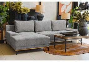 ΚΑΝΑΠΕΣ ΚΡΕΒΑΤΙ ΓΩΝΙΑ ΑΡΙΣΤΕΡΗ NATURA  TAUPE 283x164x90