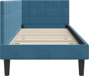 vidaXL Κρεβάτι Γωνίας Μπλε 80 x 200 cm Βελούδο