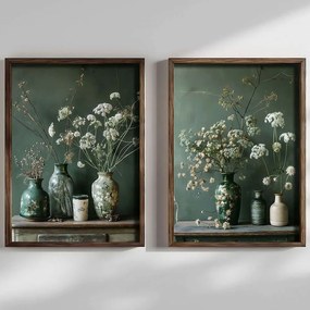 Κάδρα (Σετ 2Τμχ) 856EVL1521 35x3,5x47cm Multi Wallity Κάθετοι Mdf,Ξύλο