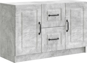 vidaXL Πλαϊνό γραφείο Γκρι Σκυροδέματος 89 x 34,5 x 57 εκ.