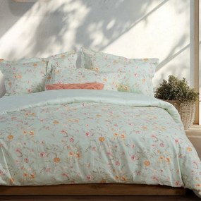 Σεντόνια Mimosa (Σετ 4τμχ) Green Nef-Nef Homeware King Size 270x280cm 100% Cotton