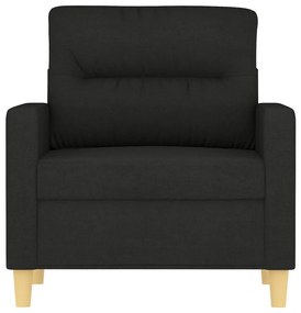 vidaXL Πολυθρόνα Μαύρη 60 εκ. από Ύφασμα