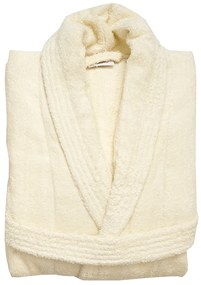 Μπουρνούζι Viopros Classic Bathrobes Εκρού Εκρού MEDIUM