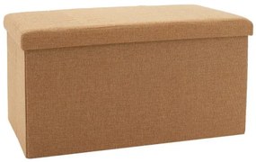 Σκαμπό-μπαούλο Greatness Ύφασμα Μπεζ 76x38x38εκ 257-000002 Pakoworld-257-000002-Μπεζ 257-000002