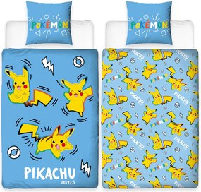 Σετ κάλυμμα παπλώματος Pokémon Μπλε 2 Τεμάχια