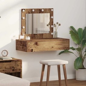 vidaXL Τραπέζι περιποίησης Καφέ 83 x 40 x 70 εκ Επεξεργασμένο ξύλο