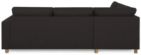 Γωνιακός Καναπές Scandinavian Choice C148, Δρυς, Ανθρακί, 250x195x79cm, Πόδια: Ξύλο | Epipla1.gr
