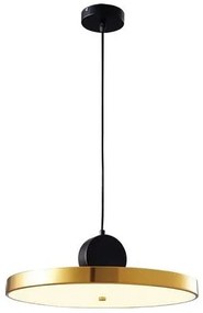 Κρεμαστό Φωτιστικό Οροφής Led Χρυσό 144-18001 Eurolamp-144-18001-Μαύρο-Χρυσό 144-18001