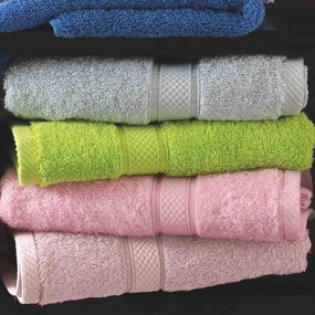 Πετσέτα Basic Pink Ρυθμός Face 50x100cm 100% Cotton Foam