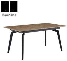 Liberta NOVEL ΤΡΑΠΕΖΙ ΕΠΕΚΤΕΙΝΟΜΕΝΟ-Η ΚΑΡΥΔΙ 160x90xH76cm 160x90xH76cm 02-0523