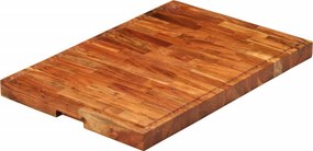 vidaXL Επιφάνεια Κοπής 60x42x4 εκ. από Μασίφ Ξύλο Ακακίας