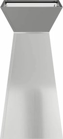 vidaXL Γλάστρα Πυλώνας 2 τμχ. Ασημί 35 x 35 x 73 εκ.