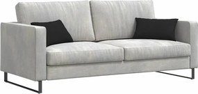 vidaXL Μαξιλάρι Καναπέ 2 pcs Μαύρο 50 x 30 cm ύφασμα