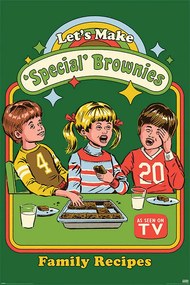 Αφίσα Steven Rhodes - Let's Make Special Brownies, (61 x 91.5 cm)
