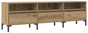 vidaXL Έπιπλο Τηλεόρασης τεχνίτης Δρυς 150x30x44,5 εκ