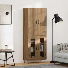 vidaXL Highboard 2 pcs Artisan Oak 69,5 x 34 x 180 εκ.