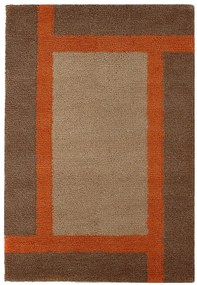 Χειροποίητο Χαλί Kyoto MISISIPI ΒΕ BROWN Royal Carpet &#8211; 160×230 cm 160X230