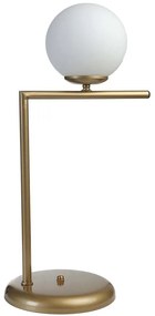 Φωτιστικό Επιτραπέζιο Araz 534LUN5111 20x57cm 1xE27 40W Gold-White Opviq