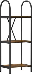 vidaXL Ράφι Βιβλίων 3 επιπέδων 40 x 30 x 109 εκ Επεξεργασμένο ξύλο