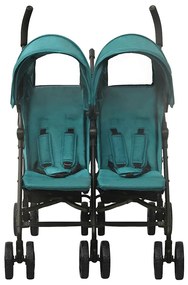 vidaXL Καρότσι Διδύμων Πράσινο Ατσάλινο