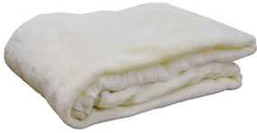 Κουβέρτα Βελουτέ 1 Ivory Anna Riska King Size 240x260cm Πολυέστερ