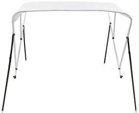 vidaXL Τέντα Σκάφους με 3 Αψίδες Λευκή 183 x 140 x 137 εκ.