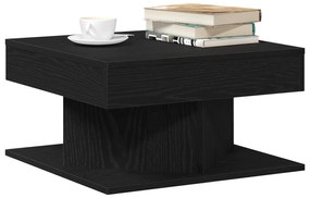 vidaXL Τραπεζάκι σαλονιού Μαύρο Δρυς 57x57x30 εκ. Φτιαγμένο από ξύλο