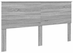 vidaXL Κεφαλάρι Γκρίζο Σονομα 180 cm Επεξεργασμένο ξύλο