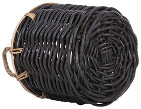 ΣΕΤ 2 ΚΑΛΑΘΙΑ POTTS HM4379 ΜΑΥΡO &amp; ΦΥΣΙΚΟ ΧΡΩΜΑ- CL RATTAN Φ61+Φ45εκ. - HM4379