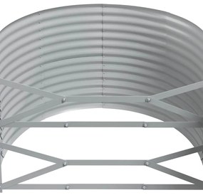 vidaXL Ζαρντινιέρα Ανθρακί 322x40x68 εκ Γαλβανισμένος χάλυβας