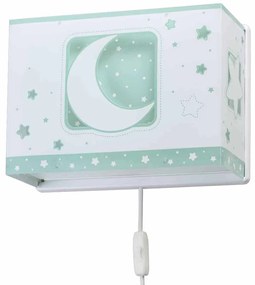 Παιδική Απλίκα Τοίχου Ango Moon Green 63238 H