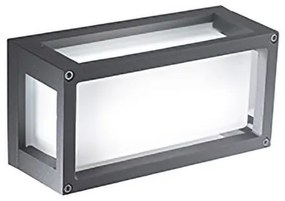 Απλίκα Φωτιστικό Τοίχου LED 10W IP54 3000K Home Zafferano-LD0250G3-Γκρι LD0250G3