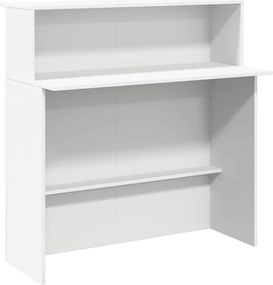 vidaXL Γραφείο Υποδοχής Λευκό 100x50x103,5 εκ. από Τεχνητό Ξύλο