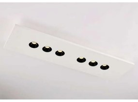 Φωτιστικό Οροφής - Πλαφονιέρα Xico LED-XICO-70X20 6x3W Led 70x20x4,7cm White Intec Plaster