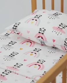 Βαμβακερή Βρεφική Μαξιλαροθήκη Sweet Panda