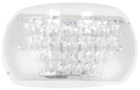 Φωτιστικό Τοίχου Crystal FW5041 Chrome Crystal, Metal
