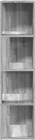 vidaXL Corner Cabinet 33 x 33 x 132 cm Engineered wood Γκρι Sonoma