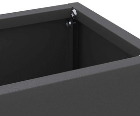 vidaXL Σχέδιο & βάση αποθήκευσης Μαύρο 28 x 12 x 41 εκ Ατσάλι