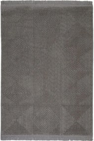 Χαλί Dorothea 1171A Dark Grey Βιοκαρπέτ 160X230cm